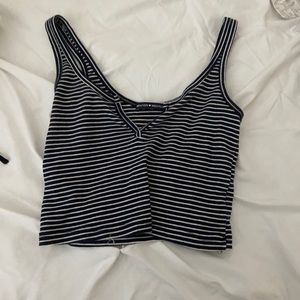 Stripped Brandy Melville crop top